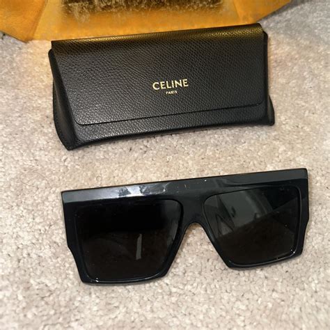 authentic celine sunglasses logo on left side